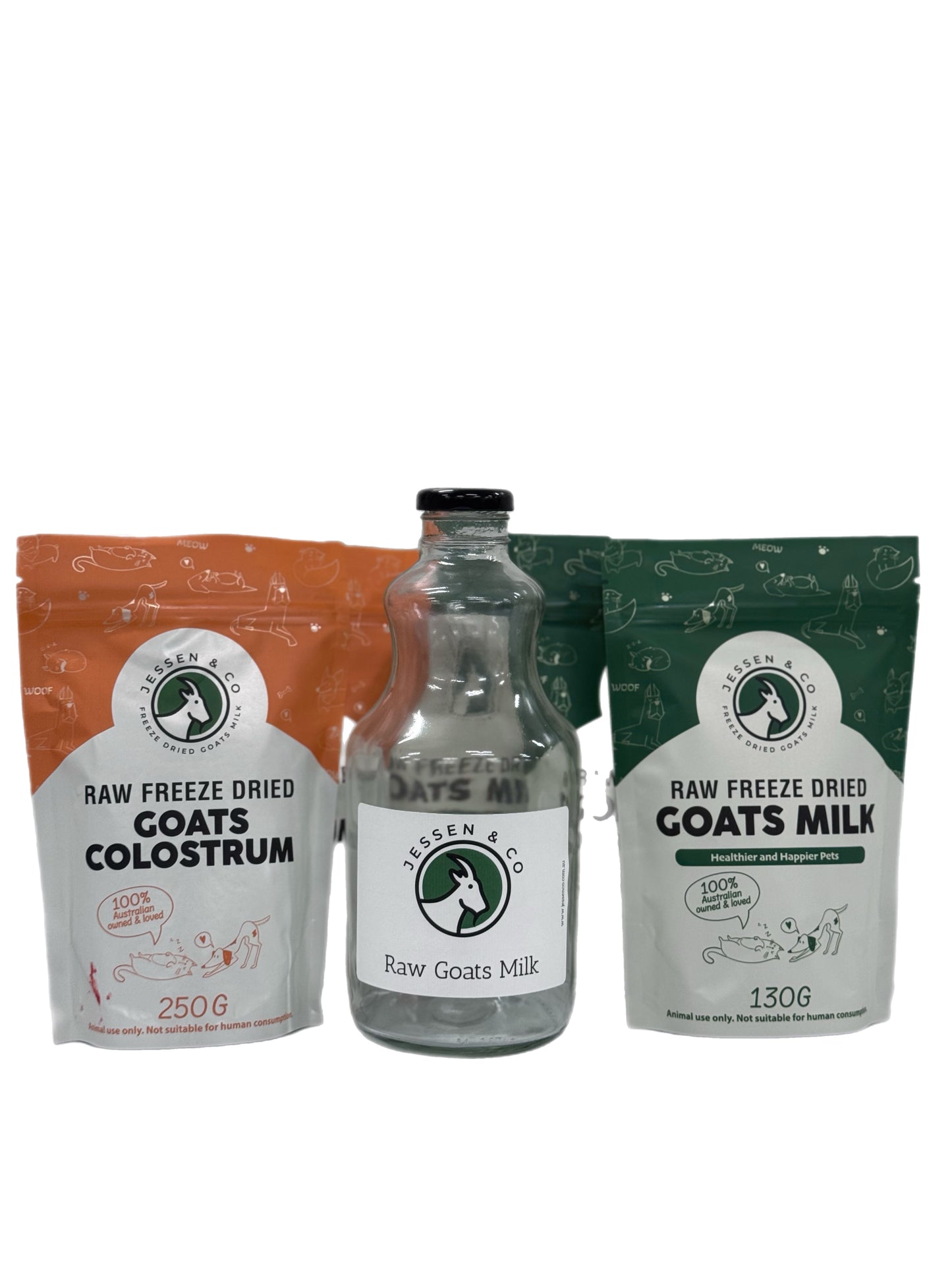 Raw Goats Milk Newborn Pet Starter Pack