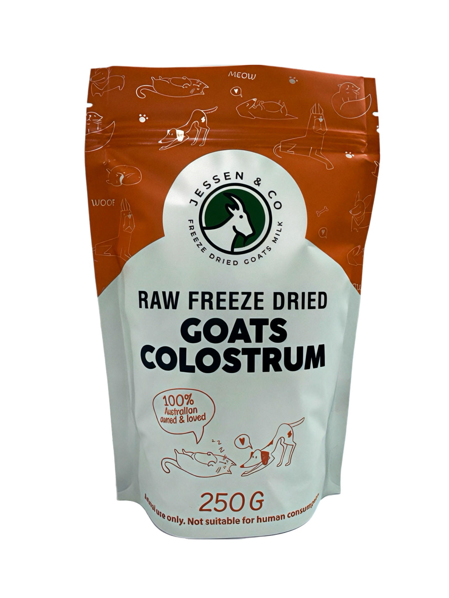 Jessen & Co Raw Freeze Dried Goat Colostrum
