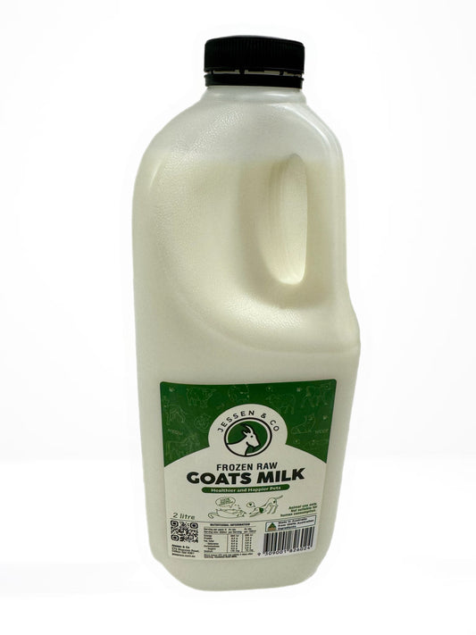 Jessen & Co Raw Fresh Frozen Goat Milk - AVAILABLE AT Max's Raw & More Toowoomba.